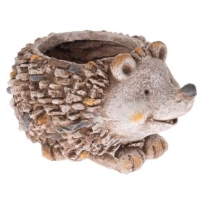 Keramický obal na kvetináč - ježko Krištof, 33,5 x 18,5 x 24 cm, kamenné dekorácie na hroby, kvetináč na hrob, kvetinac na hrob, kvetinace na hrob, kvetinac na hrob srdce, kamenné kvetinace na hroby, kvetináč na cintorín, keramické kvetináče na hrob, betonovy kvetinac, betónový kvetináč, kvetinac betonovy, kvetináč betónový, betonovy crepnik, betonovy kvetinac imitacia dreva, betonovy kvetináč, betonovy kochlik