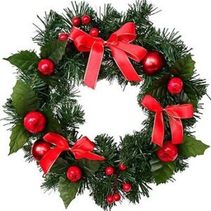 DOMMIO Věnec zdobený jablíčky a bezinkami, O 35 cm, umelé kvety na hrob, umele kvety na hrob, umelé kvety na hroby, lacne umele kvety na hrob, umele kytice na hrob, umele kytice na hroby, umelé ikebany na hrob, umele ikebany na hroby, umele ikebany na hrob, kvety na hrob umele, kytice na hroby umele