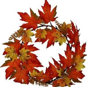 Goba Jesenný veniec lístia 35 cm, umelé kvety na hrob, umele kvety na hrob, umelé kvety na hroby, lacne umele kvety na hrob, umele kytice na hrob, umele kytice na hroby, umelé ikebany na hrob, umele ikebany na hroby, umele ikebany na hrob, kvety na hrob umele, kytice na hroby umele