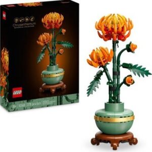 LEGO® Botanicals 10368 Chryzantéma, umelé chryzantémy, umele chryzantemy, chryzantémy na hrob, chryzantémy eshop, chryzantémy predaj, chryzantéma predaj, chryzantémy v črepníku, mrazuvzdorné chryzantémy, mrazuvzdorné chryzantémy predaj, chryzantémy biele, biele chryzantémy, zelené chryzantémy, chryzantemy v kvetinaci