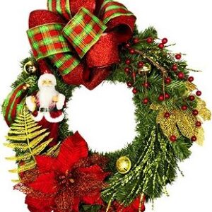 LAALU Veniec VENIEC SANTA II 50 cm, umelé kvety na hrob, umele kvety na hrob, umelé kvety na hroby, lacne umele kvety na hrob, umele kytice na hrob, umele kytice na hroby, umelé ikebany na hrob, umele ikebany na hroby, umele ikebany na hrob, kvety na hrob umele, kytice na hroby umele