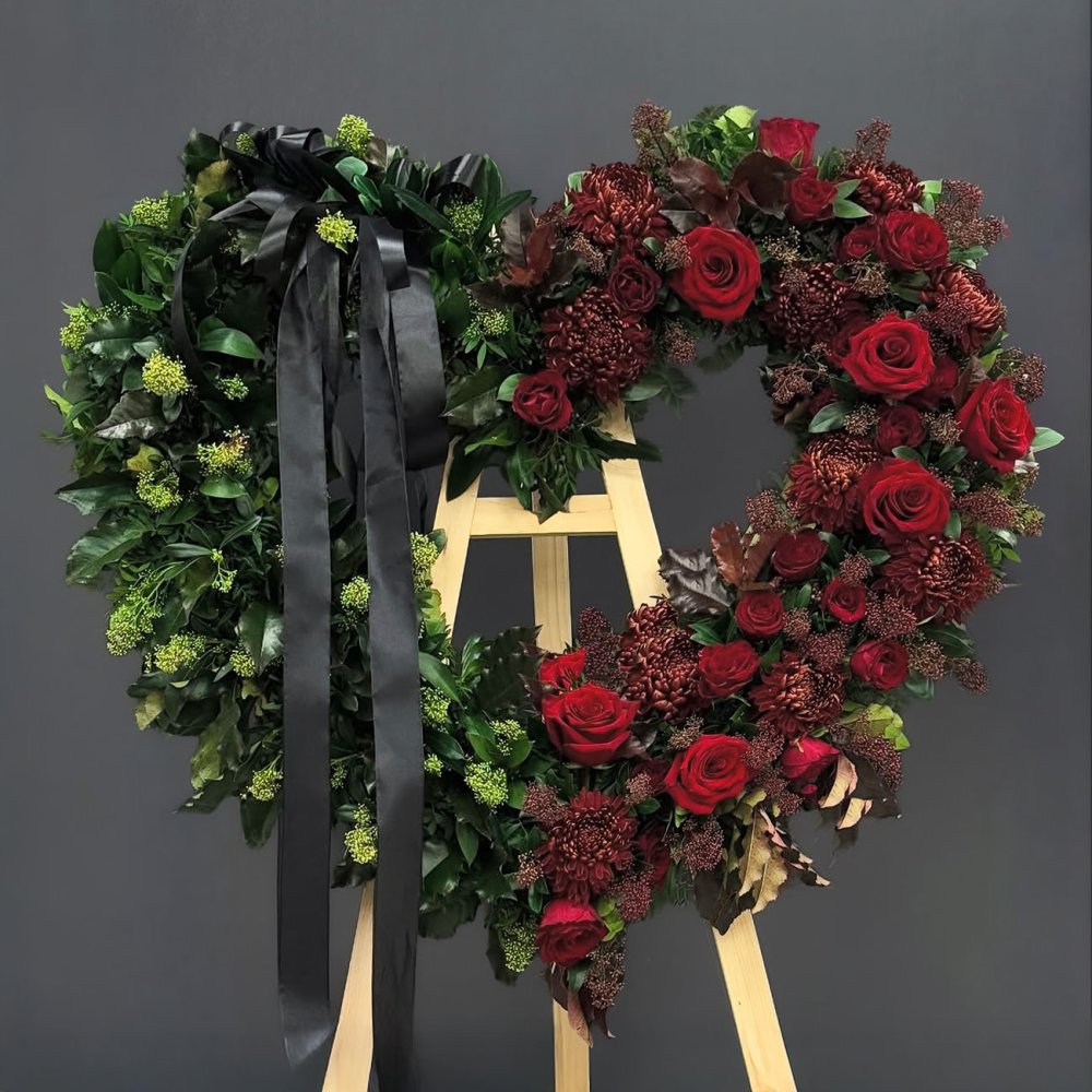 Elegantný smútočný veniec