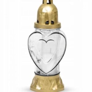 Kinekus Kahanec náhrobný srdce 25,5 cm 80g doba horenia 28 h číre sklo, kahance na hrob, kahance na hroby, kahanec na hrob, sviečka na hrob, velke kahance na hroby, kahance na cintorin, vianocne kahance na hrob, kahance na hroby velke, kahance na hrob s fotkou, lampáš na hrob cena, lacne sviecky na hroby, lampase na hrob s fotkou, lampase na cintorin, kahance na hrob cena