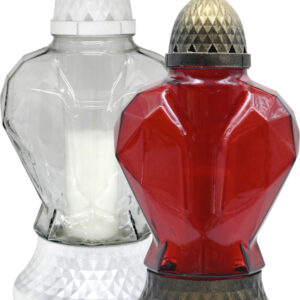 ADMIT - Kahanec LAU1325 Srdce biele, kahance na hrob, kahance na hroby, kahanec na hrob, sviečka na hrob, velke kahance na hroby, kahance na cintorin, vianocne kahance na hrob, kahance na hroby velke, kahance na hrob s fotkou, lampáš na hrob cena, lacne sviecky na hroby, lampase na hrob s fotkou, lampase na cintorin, kahance na hrob cena