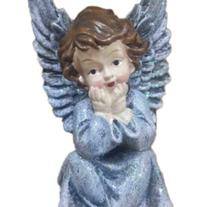 MAKRO - Anjel modrý dekorácia, 8x16cm - anjelik na hrob, anjelikovia na hroby, solarny anjel na hrob, sochy anjelov na hroby, svietiaci anjel na hrob, anjel na hrob s led sviečkou, kamenny anjel na hrob, anjel socha na hrob, predaj anjelov na hrob, sošky anjelov na hrob, led anjel na hrob, anjel na cintorin, betonovy anjel na hrob, dekoracie na hrob anjel, anjeliky na hroby, velky anjel na hrob