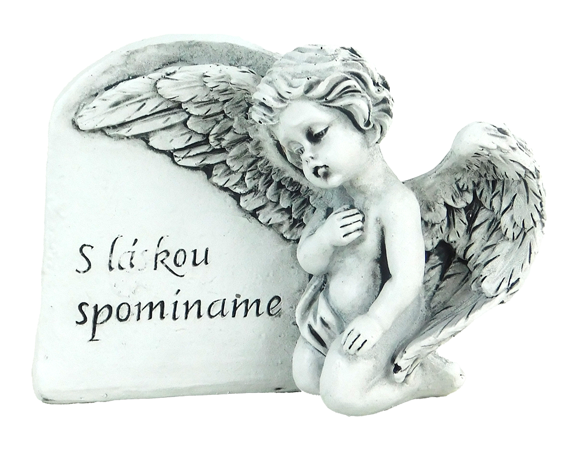 MAKRO - Anjel - s láskou spomíname 9,5x14cm - anjelik na hrob, anjelikovia na hroby, solarny anjel na hrob, sochy anjelov na hroby, svietiaci anjel na hrob, anjel na hrob s led sviečkou, kamenny anjel na hrob, anjel socha na hrob, predaj anjelov na hrob, sošky anjelov na hrob, led anjel na hrob, anjel na cintorin, betonovy anjel na hrob, dekoracie na hrob anjel, anjeliky na hroby, velky anjel na hrob