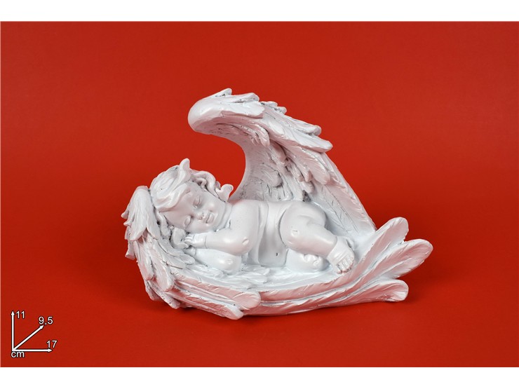 MAKRO - Anjel v krídle 11cm - anjelik na hrob, anjelikovia na hroby, solarny anjel na hrob, sochy anjelov na hroby, svietiaci anjel na hrob, anjel na hrob s led sviečkou, kamenny anjel na hrob, anjel socha na hrob, predaj anjelov na hrob, sošky anjelov na hrob, led anjel na hrob, anjel na cintorin, betonovy anjel na hrob, dekoracie na hrob anjel, anjeliky na hroby, velky anjel na hrob